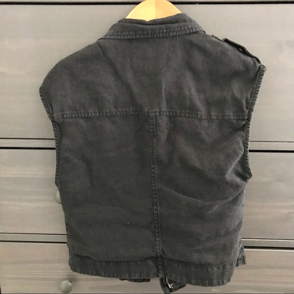 Dark Gray Sanctuary Sleeveless Top - Picture 2 of 3